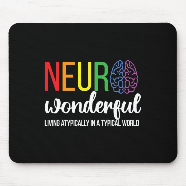 Neurodität Neurodität Autismus Mousepad (Vorne)
