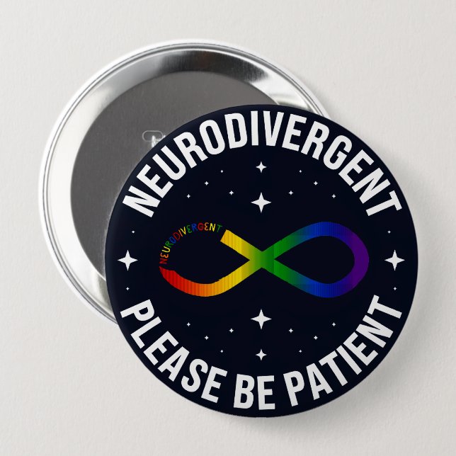Neurodiumsymbol Button (Vorne & Hinten)
