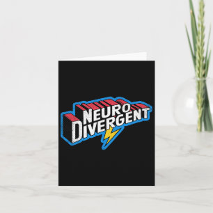 Neurodivergent Add Autismus Hero Asd Celebrate Neu Karte