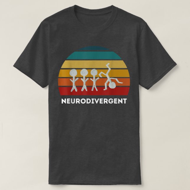 Neurodivergent ADHS T-Shirt (Design vorne)