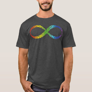 Neurodivergent Awareness Infinity Rainbow Autismus T-Shirt