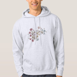 Neurodivergent Dopamine Molecule - Botanical Hoodie