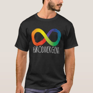 Neurodivergent Infinity Symbol Spectrum Autismus A T-Shirt