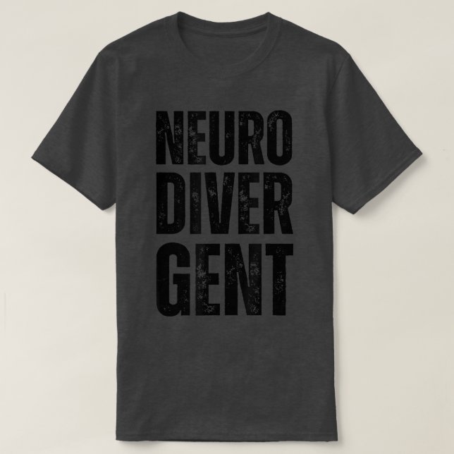 Neurodivergent Prid ADHD Autismus Bewusstsein Neur T-Shirt (Design vorne)
