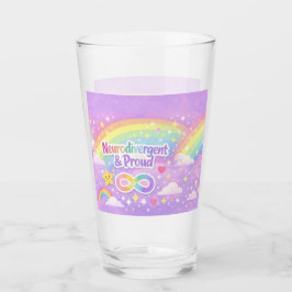 Neurodivergent Pride Pastel Rainbow Tumbler