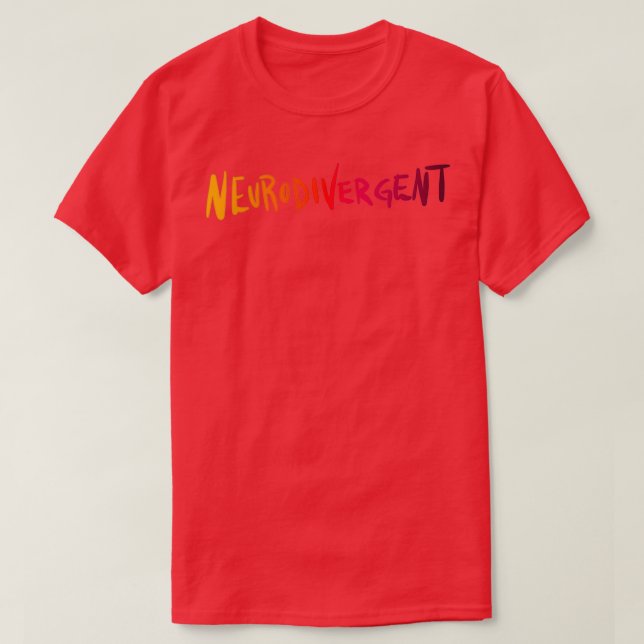 Neurodivergent T-Shirt (Design vorne)