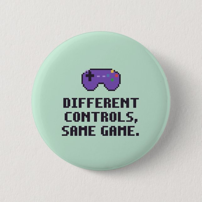 Neurodivergente Andersartige Steuertasten Button (Vorderseite)