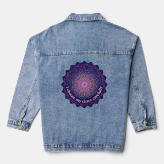 Neurodivergente Kunst Jeansjacke