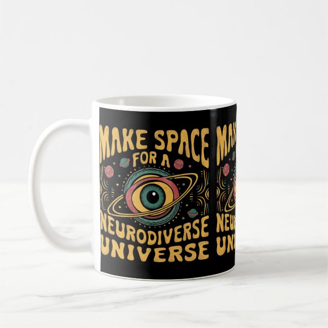 Neurodiverse Universe NeurodiverClassic Becher, 11 Kaffeetasse (Links)