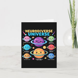 Neurodiverser Autismus Bewusstsein Universum Speci Karte