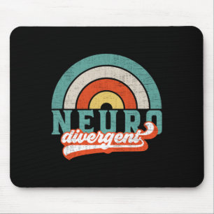 Neurodiverser Stolz auf Autismus und AIDS-Aware Mousepad