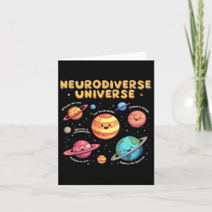 Neurodiverser Universum Special Bildung Autismus A Karte