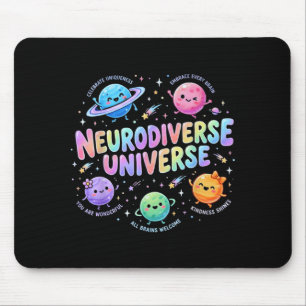 Neurodiverses Universum Autismus-Bewusstsein Mousepad