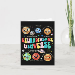 Neurodiverses Universum Autismus Neurovielfalt Awa Karte