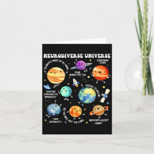 Neurodiverses Universum Autismus Neurovielfalt Awa Karte