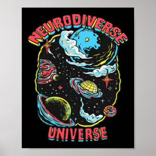 Neurodiverses Universum Neurovielfalt Embrace Adrk Poster