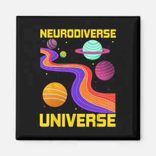 Neurodiverses Universum Neurovielfalt und Autismus Magnet