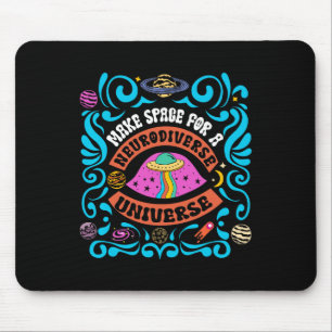 Neurodiverses Universum Neurovielfalt und Autismus Mousepad