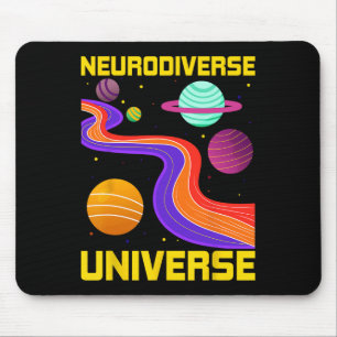 Neurodiverses Universum Neurovielfalt und Autismus Mousepad