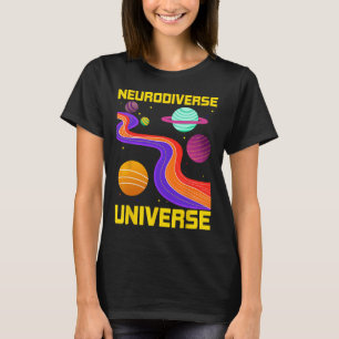 Neurodiverses Universum Neurovielfalt und Autismus T-Shirt