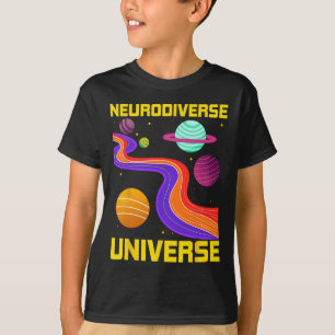 Neurodiverses Universum Neurovielfalt und Autismus T-Shirt