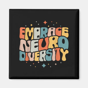 Neurodiversität akzeptieren Autismus neurodivergen Magnet