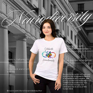 Neurodiversität feiern T-Shirt Tri-Blend-Shirt Tri-Blend Shirt