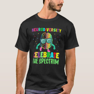 Neurodiversität Feiert Das Autismus-Spektrum Bewus T-Shirt