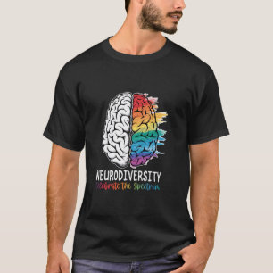 Neurodiversität feiert das Autismus-Spektrum Gehir T-Shirt