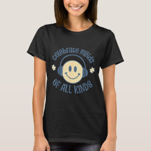 Neurodiversität feiert Köpfe aller Art Autismus T-Shirt