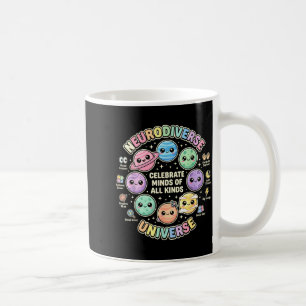 Neurodiversität feiert Köpfe aller Art für Sonderp Kaffeetasse