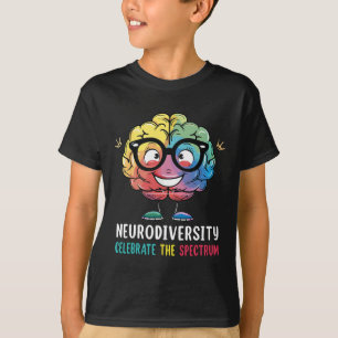 Neurodiversität Gehirn Autismus-Bewusstsein Asd Ad T-Shirt