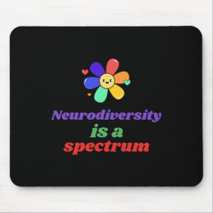 Neurodiversität ist eine Spektrumsstörung ASD ADHS Mousepad