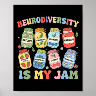 Neurodiversität ist mein Ding Autismus-Inklusions- Poster