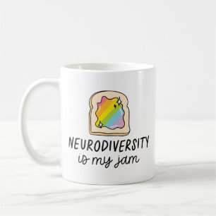 Neurodiversität ist mein Jam-Rainbow-Toast Kaffeetasse