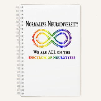 Neurodiversität normalisieren notizbuch
