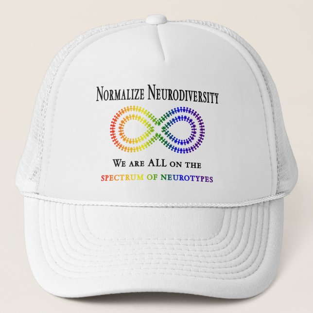 Neurodiversität normalisieren truckerkappe (Vorderseite)