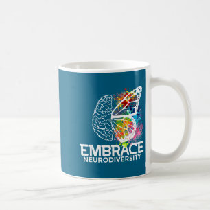 Neurodiversität umarmen Adhs-Bewusstsein Kleines D Kaffeetasse