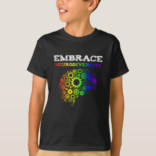 Neurodiversität umarmen Autismus Adhs Regenbogen G T-Shirt
