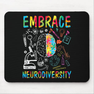 Neurodiversität umarmen Autismus-Bewusstsein Asd M Mousepad