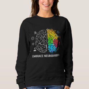 Neurodiversität umarmen Autismus-Bewusstsein ASD M Sweatshirt