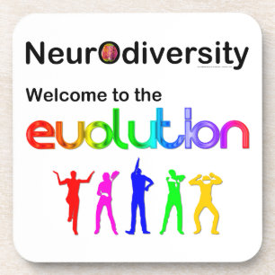 Neurodiversität Willkommen bei der Evolution Untersetzer