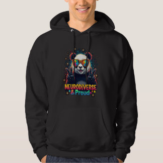 Neurodiversitäts-Panda Autismus-Bewusstseinsmonat Hoodie