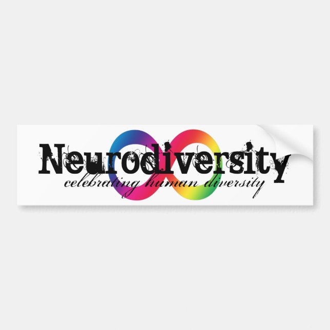Neurodiversity Autoaufkleber (Vorne)