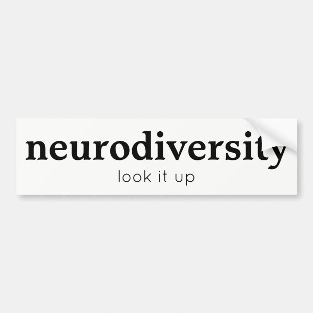 Neurodiversity Autoaufkleber (Vorne)