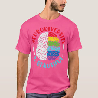 Neurodiversity Gehirn ADHD Autismus Aufklärung Ges T-Shirt