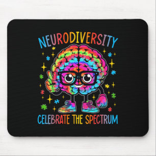 Neurodiversity Hirnautismus Bewusstseinsbildung Mousepad