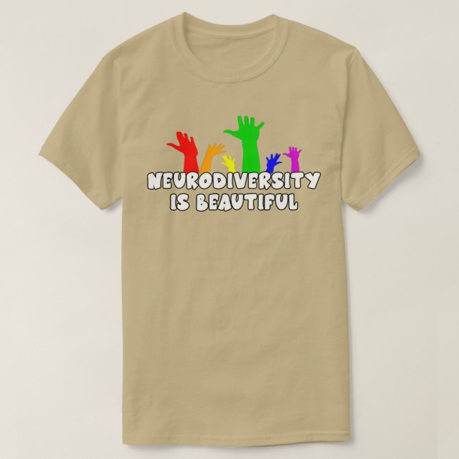 Neurodiversity ist schönes Shirt Classic Thirt (Design vorne)
