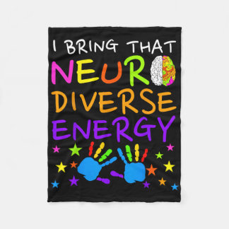 Neurodiversity Kinder Jungen Autismus Bewusstsein  Fleecedecke