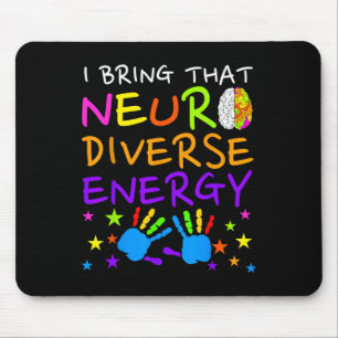 Neurodiversity Kinder Jungen Autismus Bewusstsein Mousepad